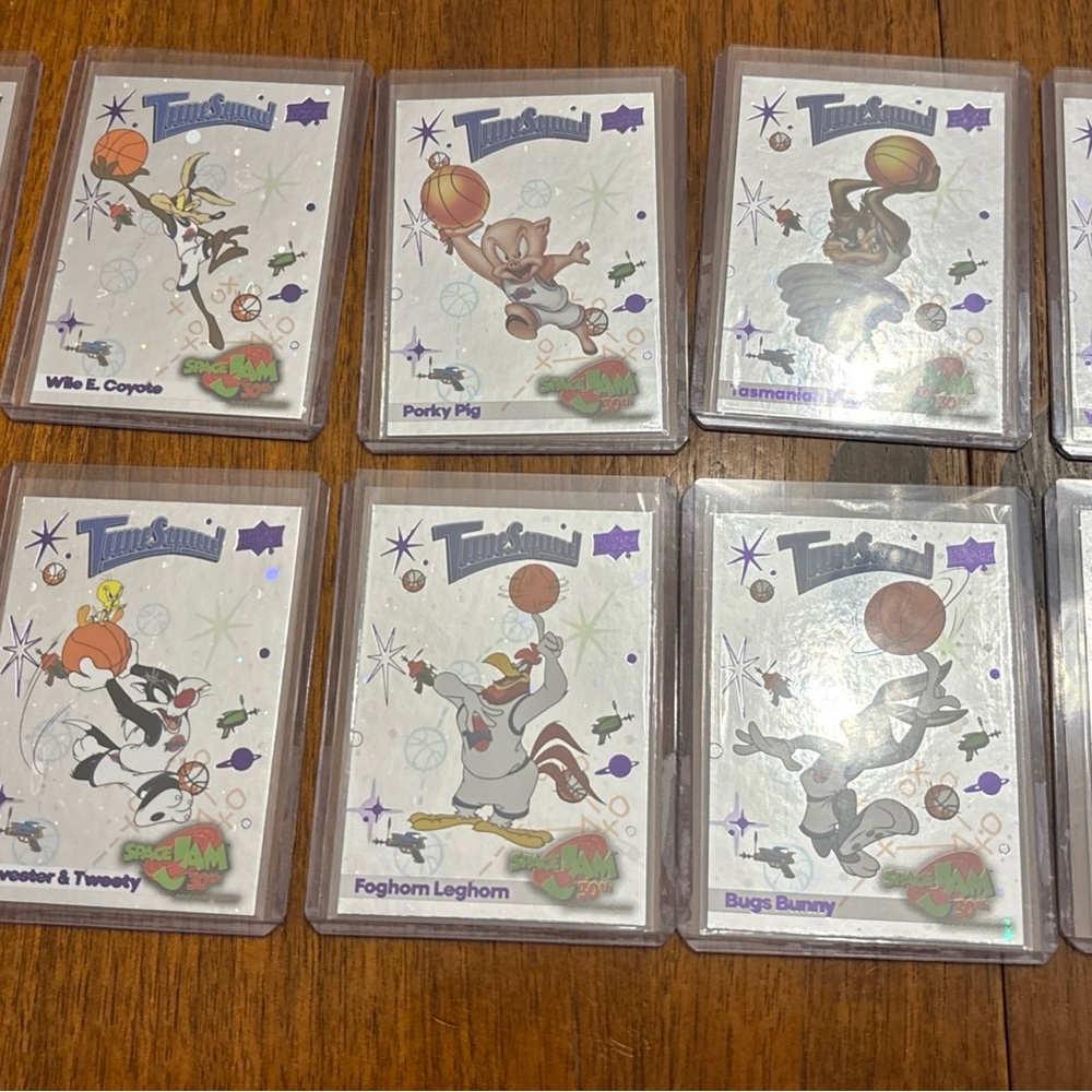 Space Jam COSMOS 30th Anniversary Tune Squad Set 1-9 Upper Deck 1996 *NO Jordan